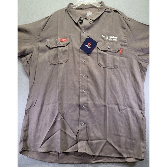 Lapco Fr Other - NEW LAPCO FR Men's Button Shirt Flame Resistant CAT2 Long Sleeve Mens Size 2XLT